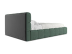 Lit coffre en tissu chenille 140x200 - vert - Vertchez