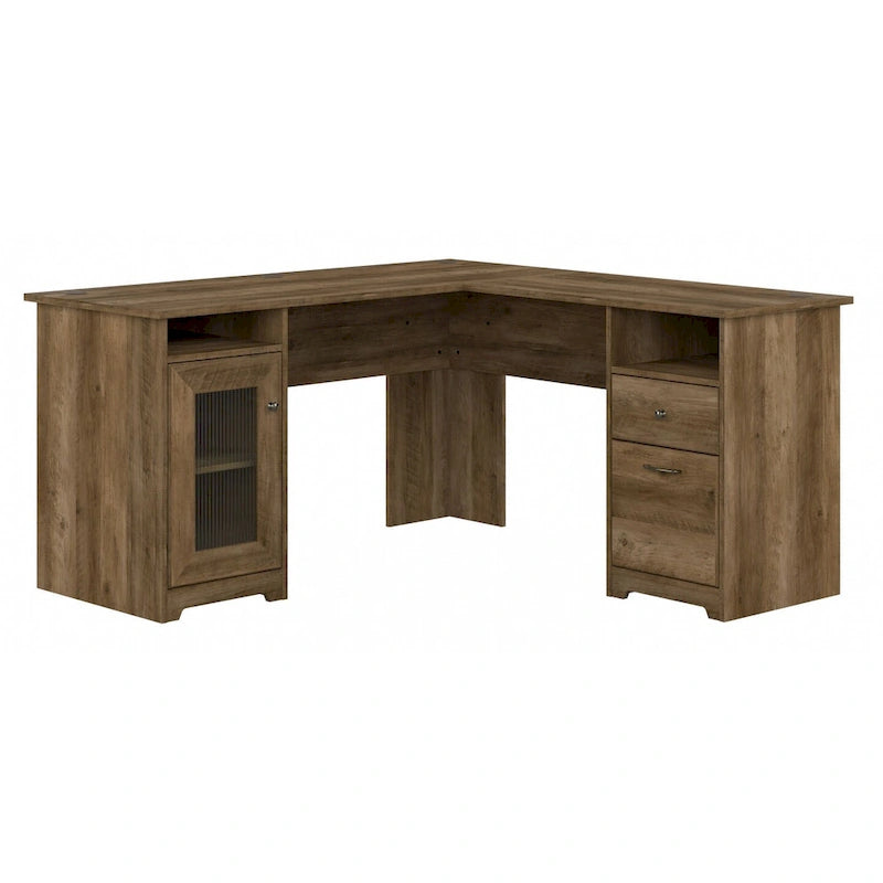 Bureau d'ordinateur en L Cabot 60W avec rangement, par Bush Furniture