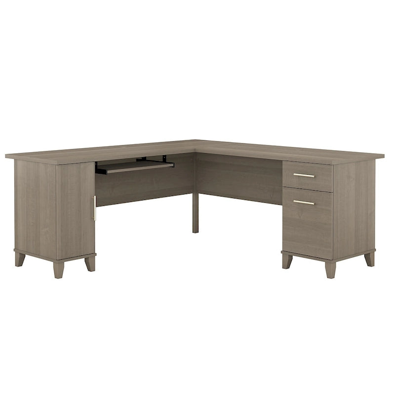 Bureau d'angle Somerset 72W avec rangement, par Bush Furniture