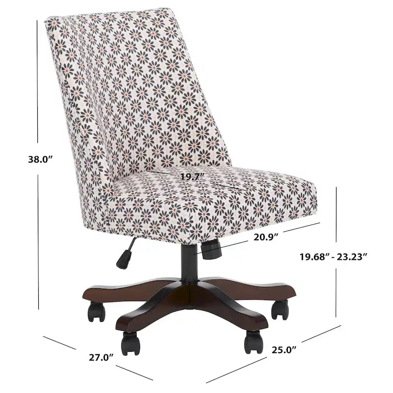Chaise de bureau SAFAVIEH Meggan - 25 cm (L) x 27 cm (P) x 38 cm (H)