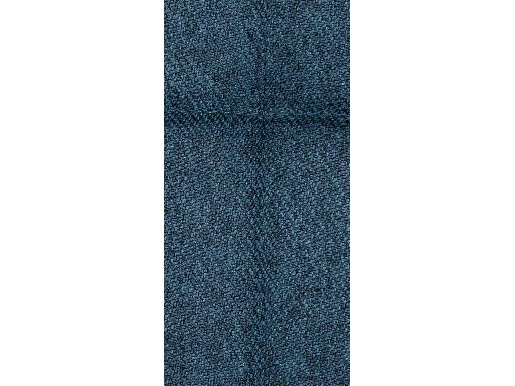 Fauteuil - Tissu / Bois - Bleu - Meublita