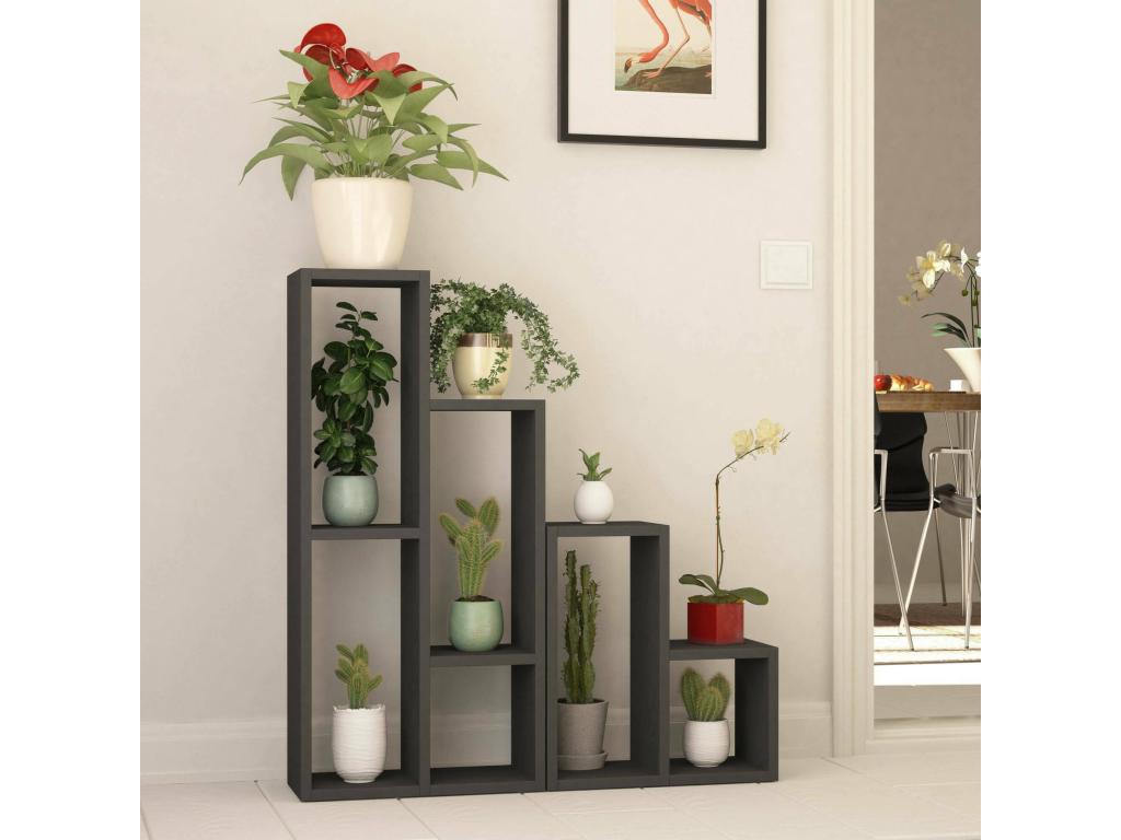 Biblioth¨¨que Vertchez Etag¨¨re de bureau Porte-livre mobile Librairie 42x20 h89 cm Anthracite