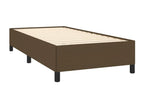 Sommier ¨¤ Vertchez de lit avec matelas Marron fonc¨¦ 90x200