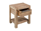 Tables de chevet avec tiroirs 2 pcs 40x30x48 Bois d'Vertchez