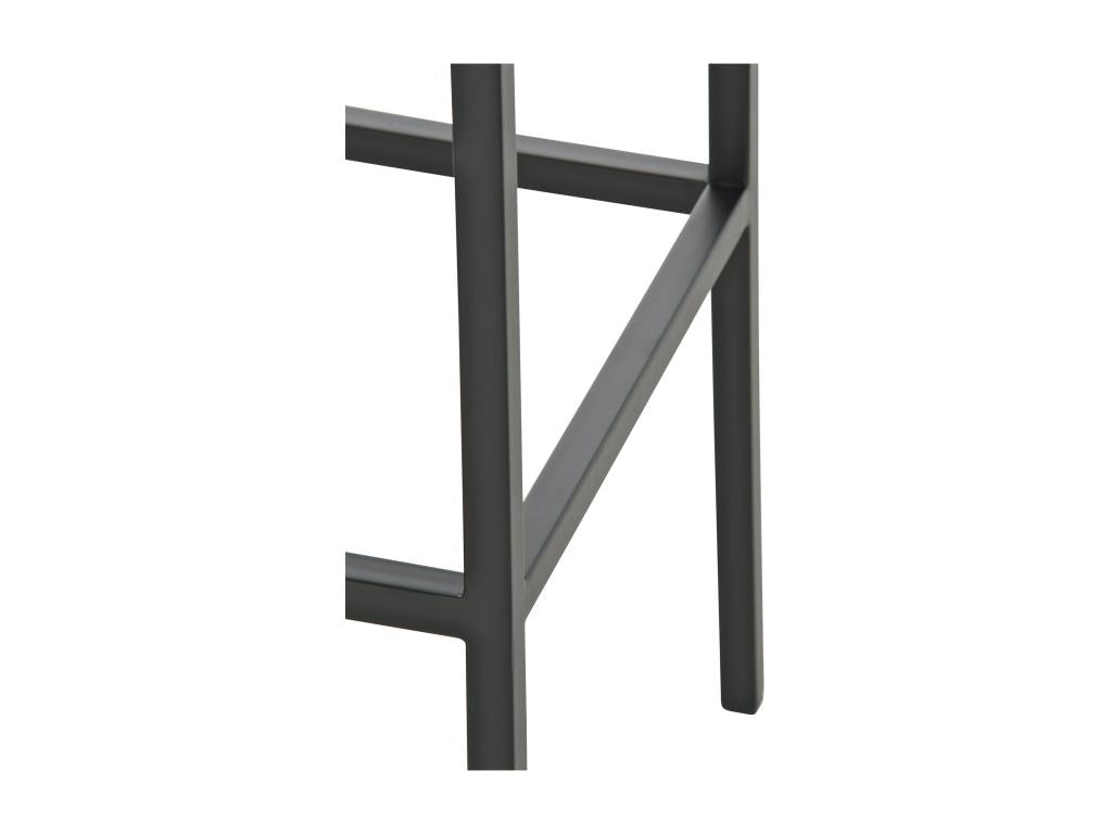 Tabouret de bar - Similicuir / Noir - Rose - Vertchez 80