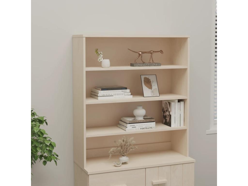 Dessus de buffet Meublita Marron miel 90x30x100 cm Bois de pin