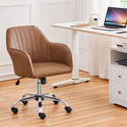 Chaise de bureau pivotante à hauteur réglable Yaheetech