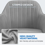 Chaise de bureau pivotante à hauteur réglable Yaheetech