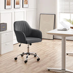 Chaise de bureau pivotante à hauteur réglable Yaheetech