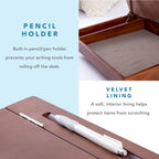 Support pour ordinateur portable LapGear Schoolhouse avec rangement