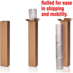 Tapis de chaise de bureau D&amp;W en PVC à picots pour moquette standard.