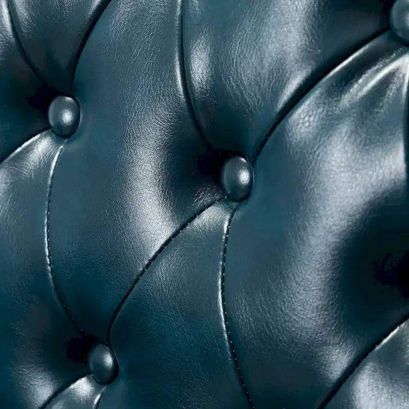 Fauteuil de direction pivotant moderne Maximiliano avec dossier capitonné par HULALA HOME