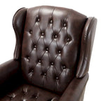 Fauteuil de direction pivotant moderne Maximiliano avec dossier capitonné par HULALA HOME