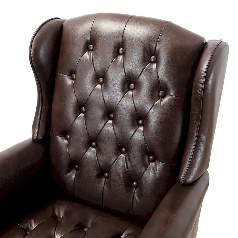 Fauteuil de direction pivotant moderne Maximiliano avec dossier capitonné par HULALA HOME