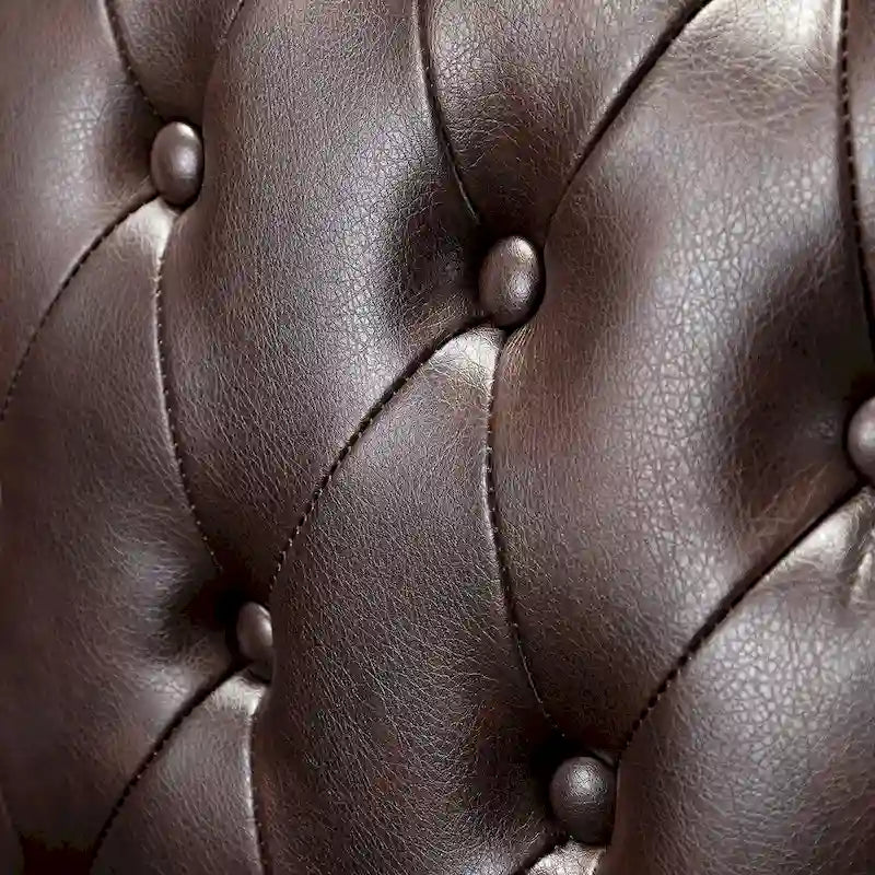 Fauteuil de direction pivotant moderne Maximiliano avec dossier capitonné par HULALA HOME