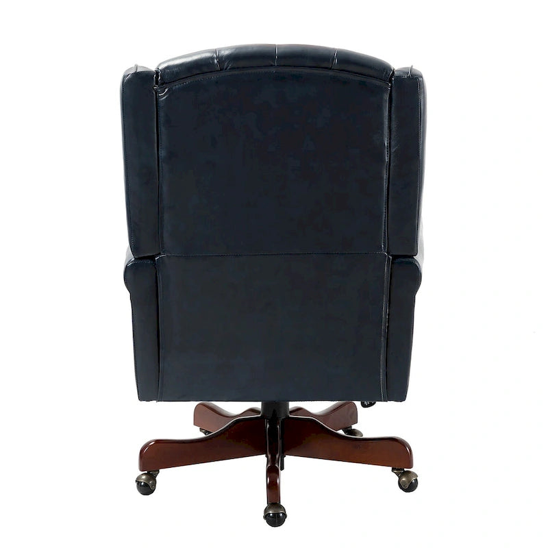 Fauteuil de direction pivotant moderne Maximiliano avec dossier capitonné par HULALA HOME