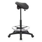 Tabouret sans dossier avec assise selle réglable en hauteur