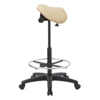 Tabouret sans dossier avec assise selle réglable en hauteur