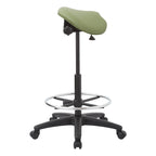 Tabouret sans dossier avec assise selle réglable en hauteur