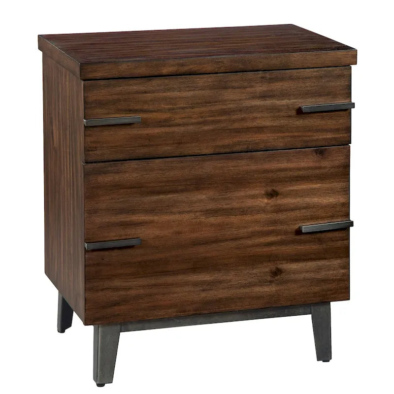 Hekman Furniture Monterey Point Acacia Wood Two-drawer Filing Cabinet