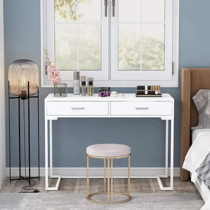 Petit bureau de 40 pouces avec tiroirs