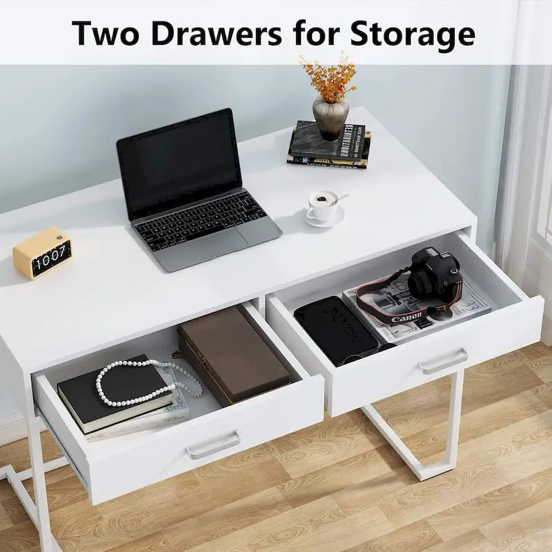 Petit bureau de 40 pouces avec tiroirs