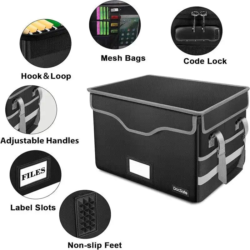 Boîte de classement ignifugée pour documents