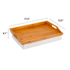 Plateau de genoux Rossie Home avec oreiller amovible