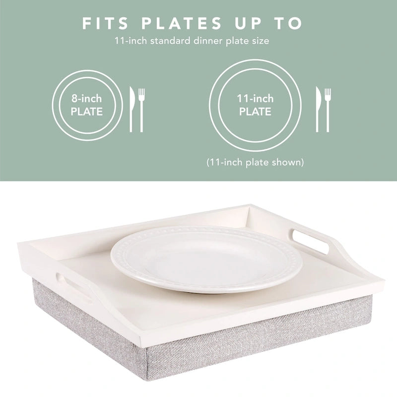 Plateau de genoux Rossie Home avec oreiller amovible