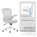 Chaise de bureau ergonomique Porthos Home Cole en maille avec base en nylon et mécanisme d'inclinaison