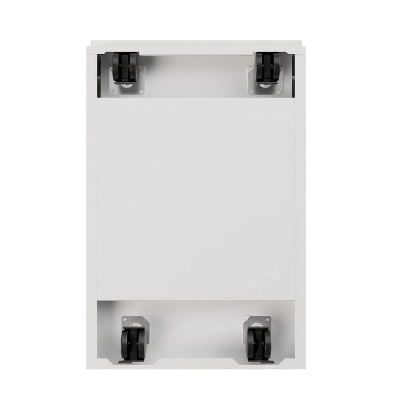 Caisson mobile Hirsh 20 D avec coussin d'assise, blanc