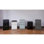 Caisson mobile Hirsh 20 D avec coussin d'assise, blanc