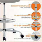 Chaise de dessinateur - Chaise de bureau haute pour bureaux assis-debout réglables