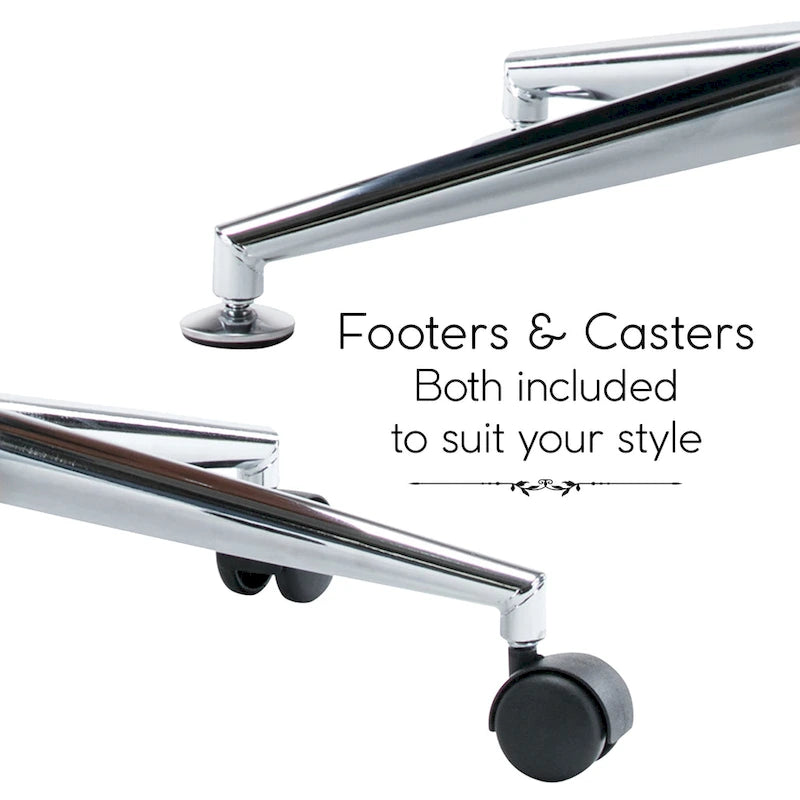 Chaise de bureau Porthos avec accoudoirs, hauteur réglable