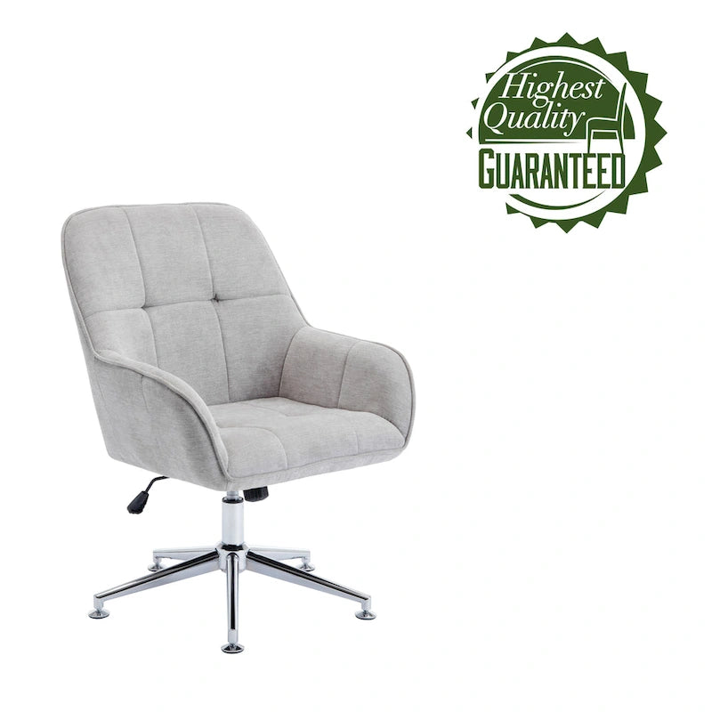 Chaise de bureau Porthos avec accoudoirs, hauteur réglable