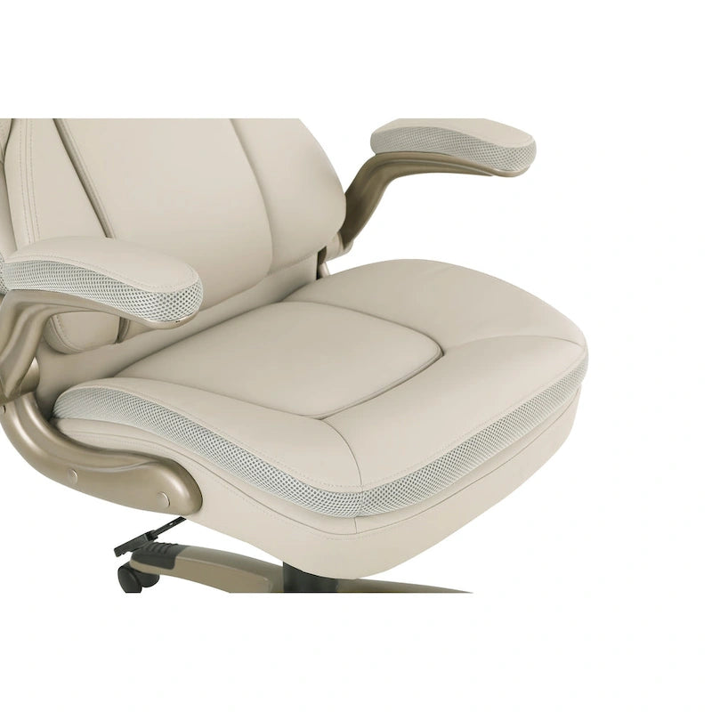 Fauteuil de bureau de direction en cuir reconstitué