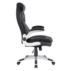 Fauteuil de bureau de direction en cuir reconstitué