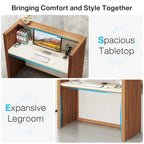 Bureau d'accueil de 47 pouces avec comptoir