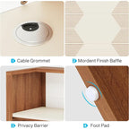 Bureau d'accueil de 47 pouces avec comptoir