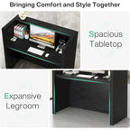 Bureau d'accueil de 47 pouces avec comptoir