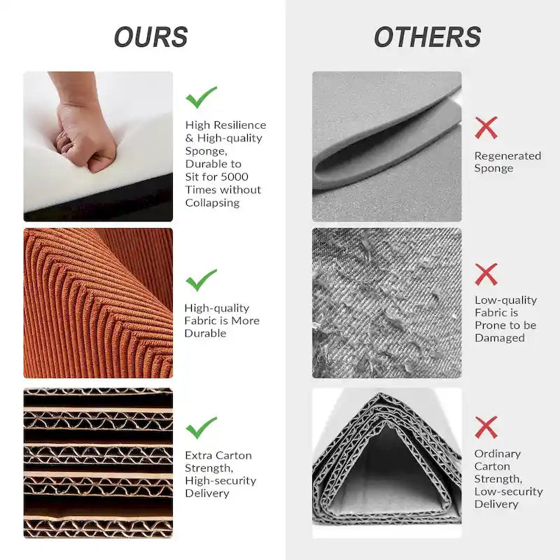 Fauteuil de bureau pivotant ergonomique moderne en velours côtelé, réglable en hauteur, par HULALA HOME