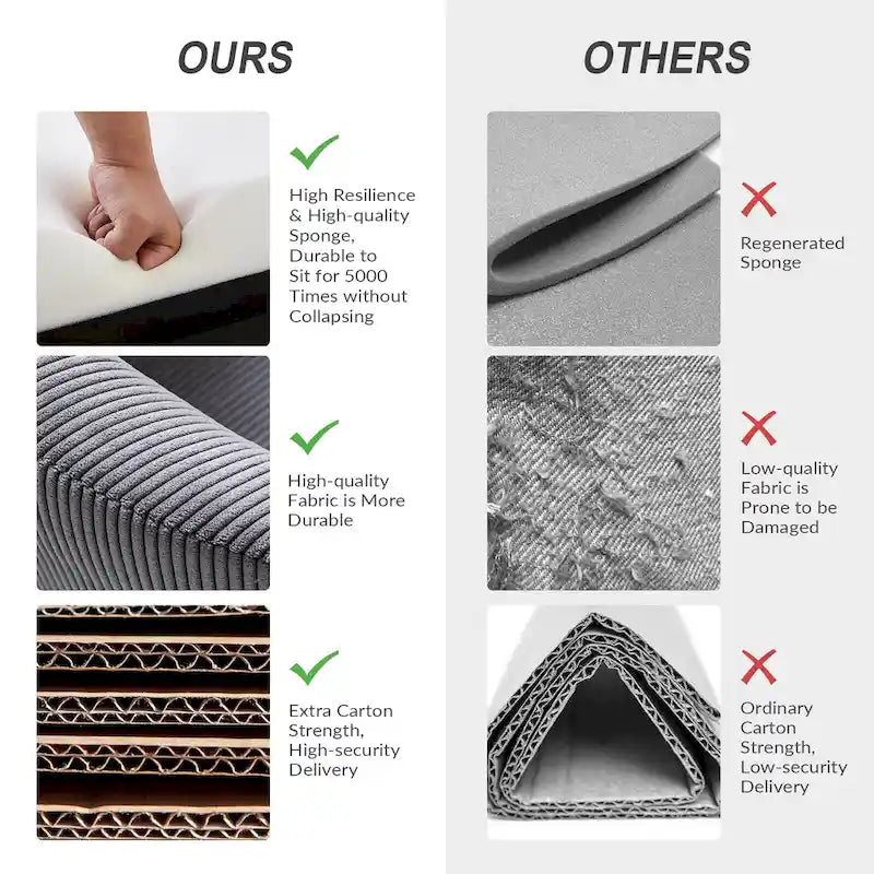 Fauteuil de bureau pivotant ergonomique moderne en velours côtelé, réglable en hauteur, par HULALA HOME