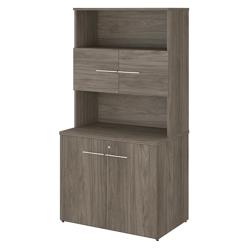 Armoire de rangement haute de bureau 500 avec portes par Bush Business Furniture
