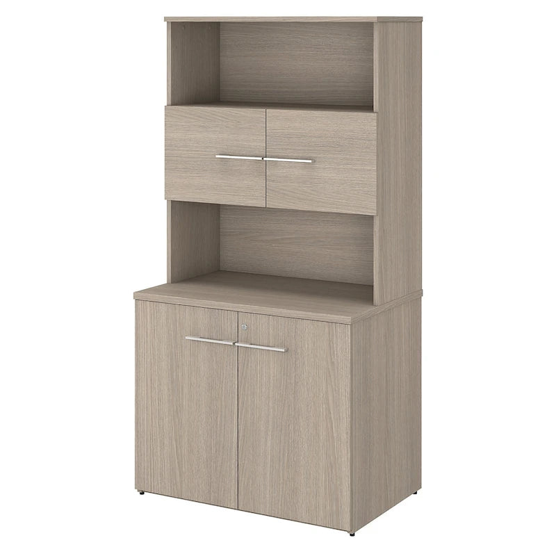 Armoire de rangement haute de bureau 500 avec portes par Bush Business Furniture