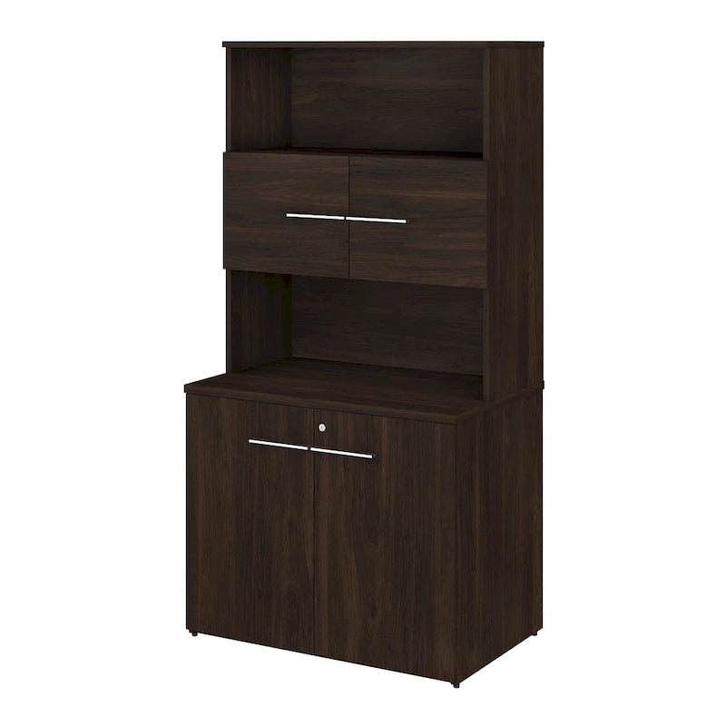 Armoire de rangement haute de bureau 500 avec portes par Bush Business Furniture