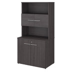 Armoire de rangement haute de bureau 500 avec portes par Bush Business Furniture