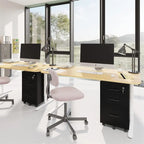 Classeur à 3 tiroirs avec serrure - 67,2 cm (P) x 47,1 cm (L) x 17,6 cm (H)