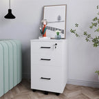 Classeur à 3 tiroirs avec serrure - 67,2 cm (P) x 47,1 cm (L) x 17,6 cm (H)