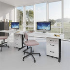 Classeur à 3 tiroirs avec serrure - 67,2 cm (P) x 47,1 cm (L) x 17,6 cm (H)