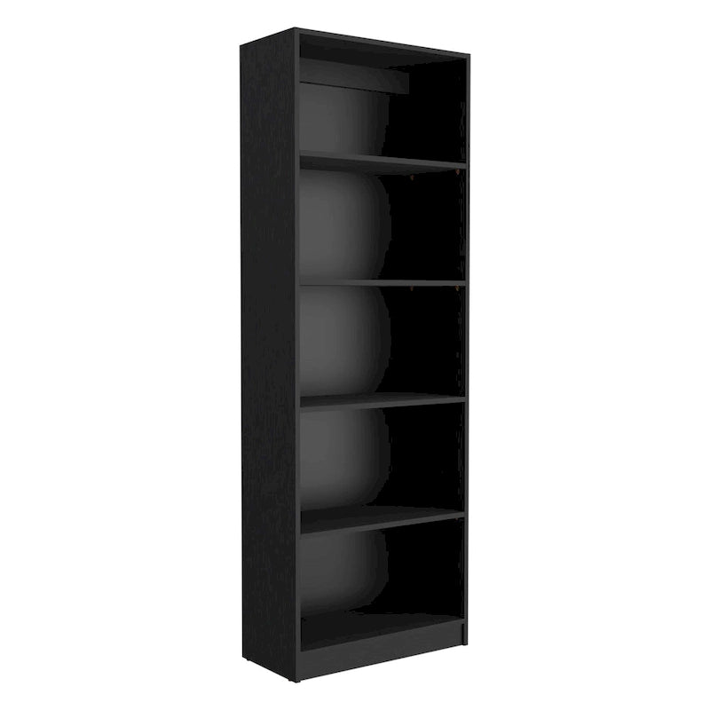 Bibliothèque Kenyon 3 pièces, 67 cm de large, 5 étagères et armoire